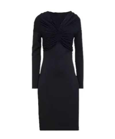 Burberry Sheath Dresses In Black