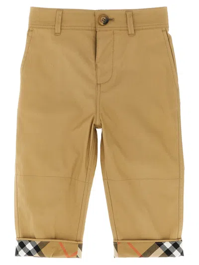 Burberry Kids' Sheldon Pants In Brown