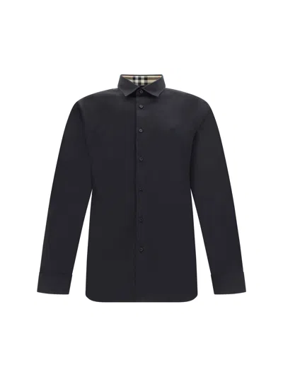 Burberry Sherfield Casual Shirts In Black