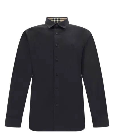 Burberry Sherfield Casualin Shirt In Black