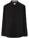 Burberry Sherfield Equestrian Knight Stretch Cotton Poplin Button-up Shirt