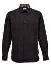 Burberry Sherfield Equestrian Knight Stretch Cotton Poplin Button-up Shirt