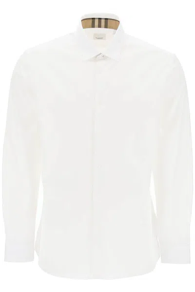 BURBERRY SHERFIELD SHIRT IN STRETCH COTTON
