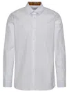 BURBERRY BURBERRY SHERFIELD SHIRT IN WHITE COTTON