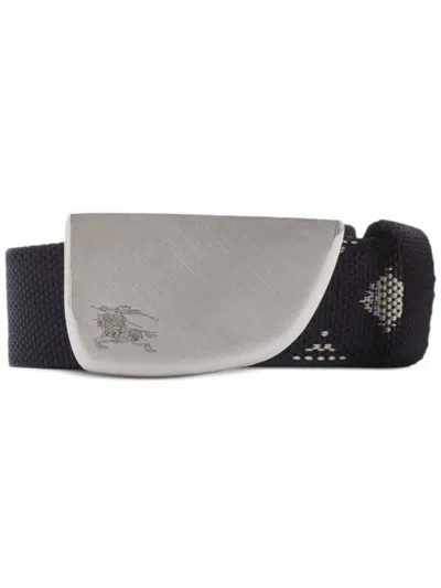 Burberry Shield Belt In Black