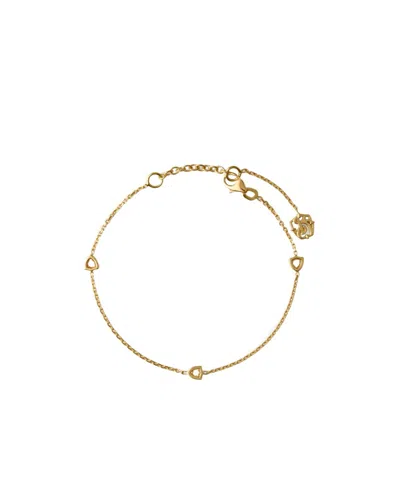 Burberry Shield Chain Bracelet In Gold