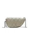 Burberry Shield Chain-link Shoulder Bag In Nude