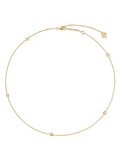 Burberry Shield Chain Necklace In Gold
