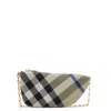 Burberry Shield Check-pattern Mini Bag