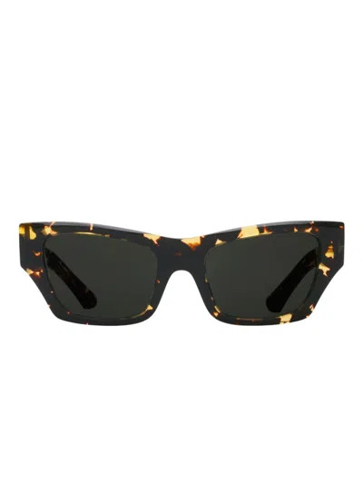 Burberry Shield Facet Sunglasses In Black