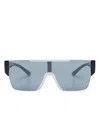 Burberry Shield-frame Tinted Sunglasses In Black