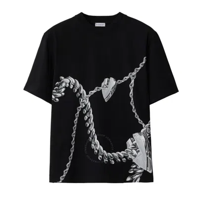BURBERRY BURBERRY SHIELD HARDWARE COTTON T-SHIRT