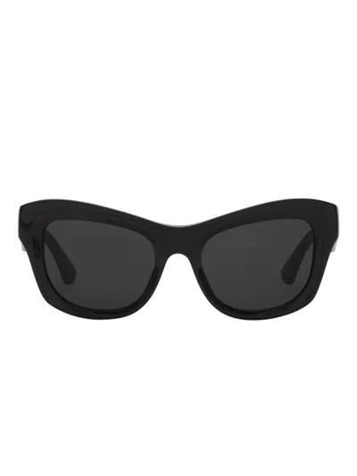 Burberry Shield Hinge Sunglasses In Black