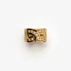 Shop Burberry Shield Infinity Ring In Gold/clear
