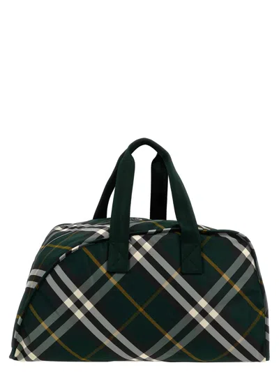 Burberry 'shield' Large Travel Bag In Green