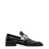 Burberry Shield Leather Loafers