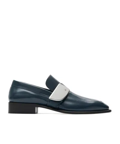 BURBERRY BURBERRY SHIELD EQUESTRIAN KNIGHT MOTIF LOAFERS