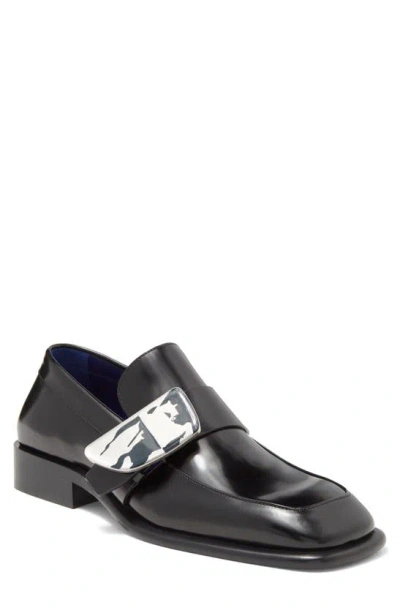 Burberry Shield Loafer In Black