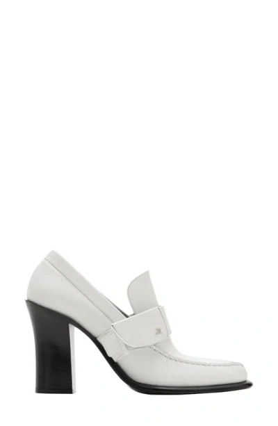 Burberry Shield Loafer Pump In Marble