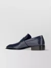 Burberry Shield Loafers With Glossy Finish And Metal Buckle