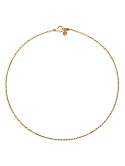 Burberry Shield Lock Necklace In Gold