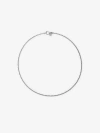 Burberry Shield Lock Necklace In Silver