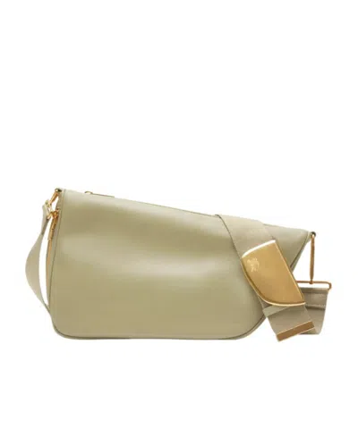 Burberry Shield Medium Shoulder Bag In Nude