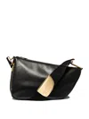 Burberry Shoulder Bags With Adjustable Strap And External Pocket In Black