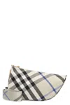 Burberry Elegant Shield Messenger Handbag In Beige
