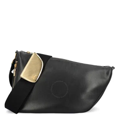 Burberry Shield Messenger Bag In Black