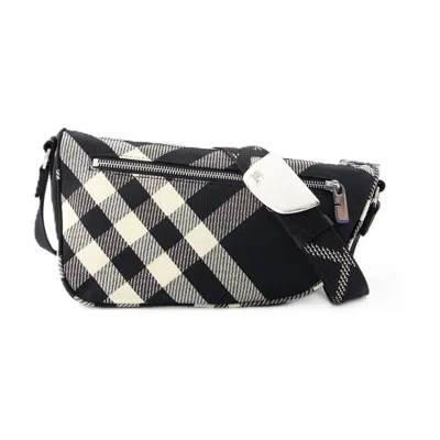 Burberry Shield Messenger S Crossbody In Black