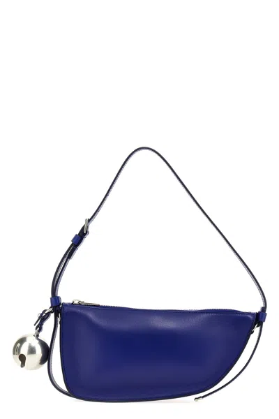 Burberry Leather Shield Sling Shoulder Bag With Silver-tone Charm