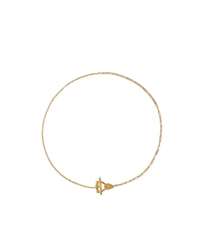 Burberry Shield Necklace In Gold