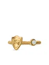 Burberry Shield Pearl Ring In Gold