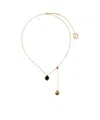 Burberry Shield Pendant Necklace In Yellow