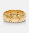 Burberry Shield Segment Gold-plated Sterling Silver Ring In Gold
