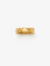 Burberry Shield Segment Ring In Gold
