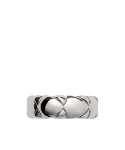 Burberry Shield Segment Sterling Silver Ring