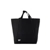 Burberry Shield Shopper Bag - Nylon - Black In Black