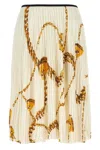Burberry "guardian" Pleated Midi Skirt