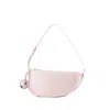 Burberry Shield Sling Mini Wallet On Chain - Leather - Pink In Pink