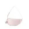 BURBERRY SHIELD SLING MINI WALLET ON CHAIN - LEATHER - PINK