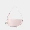 Burberry Woman Pastel Pink Leather Knight Small Shoulder Bag