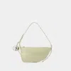 Burberry Shield Sling Mini Wallet On Chain In Beige