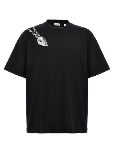 Burberry Shield T-shirt In Black