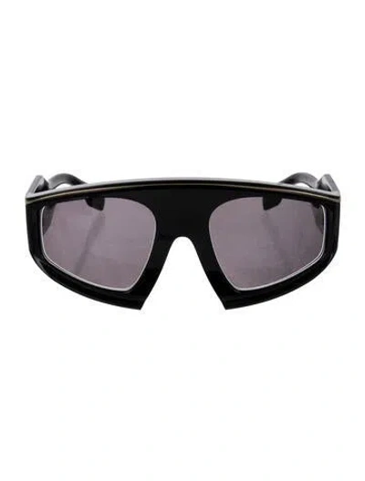 Pre-owned Burberry Shield Tinted Sunglasses In Black