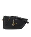 Burberry Shield Twin Bag In Black