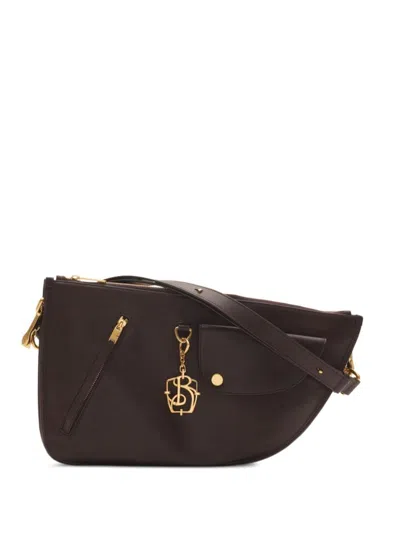 Burberry Shield Twin Bag In Brown