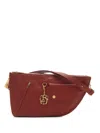 Burberry Shield Twin Shoulder Bag In Red