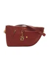 Burberry Shield Twin Shoulder Bag In Rust